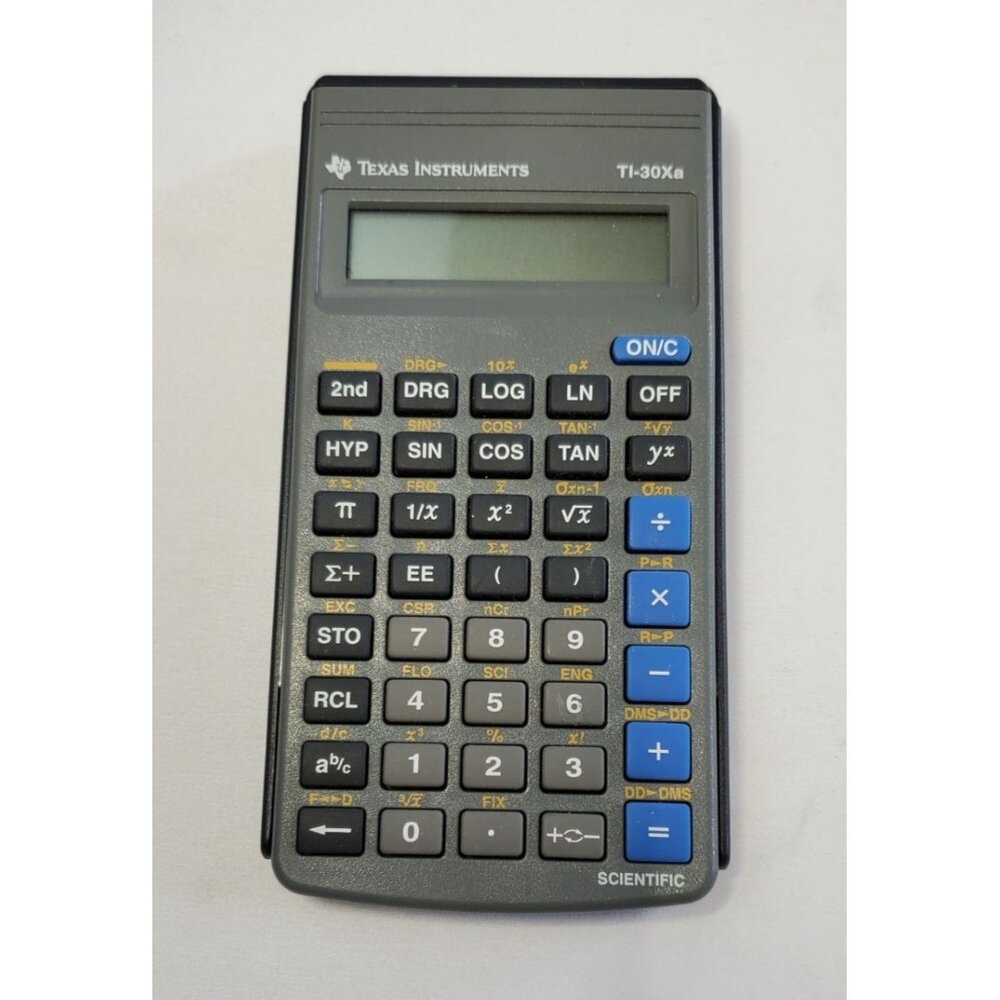 Texas Instruments TI-30XA Scientific Calculator with Cover